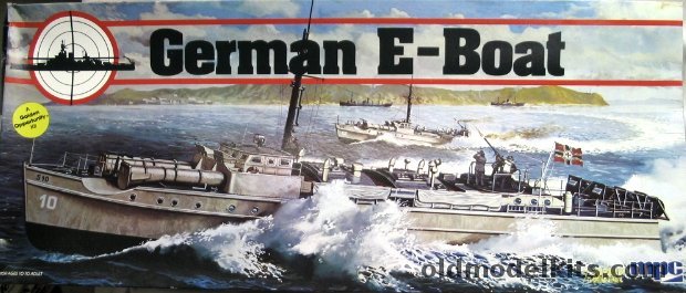 MPC 1/72 German E-Boat (Kriegsmarine Schnellboot) - (ex-Airfix E Boat), 1-5303 plastic model kit